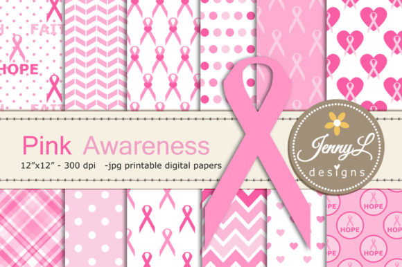 Breast Cancer Awareness Digital Paper