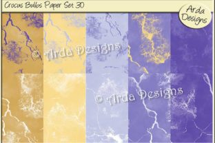 Crocus Bulbs Paper Set 30