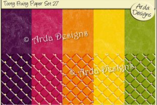 Exploring the Versatility of Tooty Fruity Paper Set 27 and Its Complementary Backing Papers