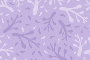 Lavander Branches and Leaves Seamless