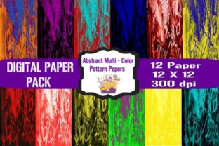 Multi Color Abstract Pattern Papers: A Versatile Tool for Creativity and Design