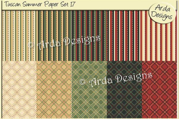 Tuscan Summer Paper Set 17: A Versatile Tool for Creative and Practical Use