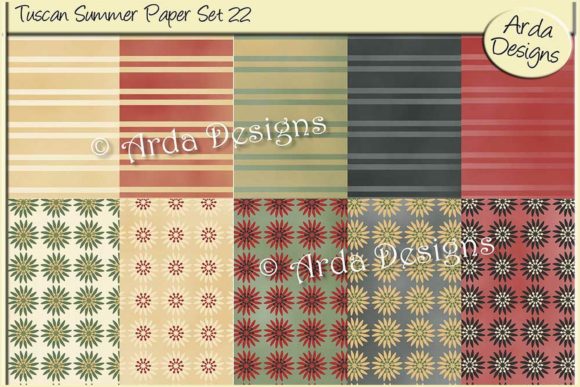 Tuscan Summer Paper Set 22