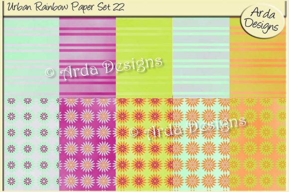 Urban Rainbow Paper Set 22: A Versatile Tool for Creativity and Organization