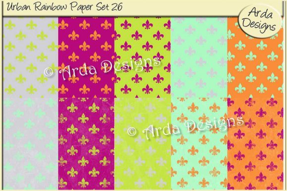 Urban Rainbow Paper Set 26