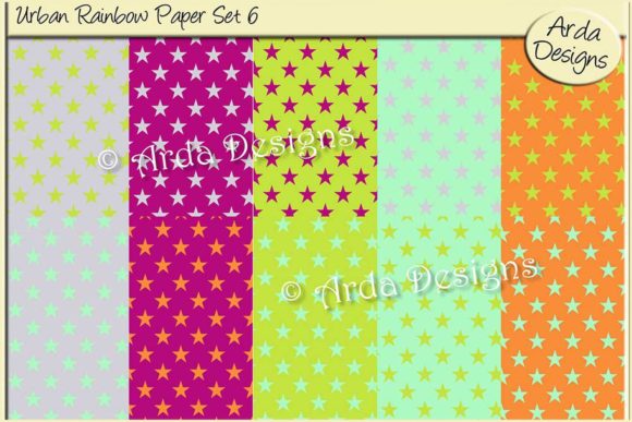 Urban Rainbow Paper Set 6: A Versatile Tool for Creativity and Organization