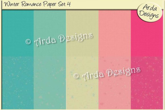 Winter Romance Paper Set 4